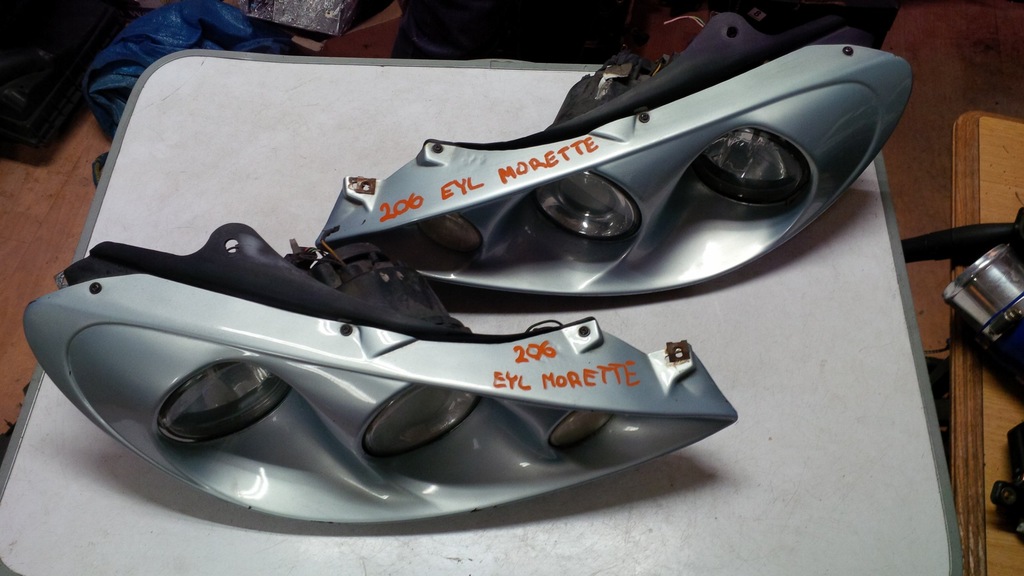 PEUGEOT 206 MORETTE TUNING LAMPY VALEO SOCZEWKA