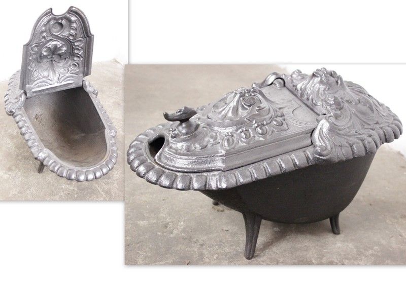 1872 stara węglarka żeliwna