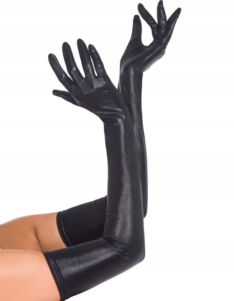 Rękawiczki lateksowe czarne długie