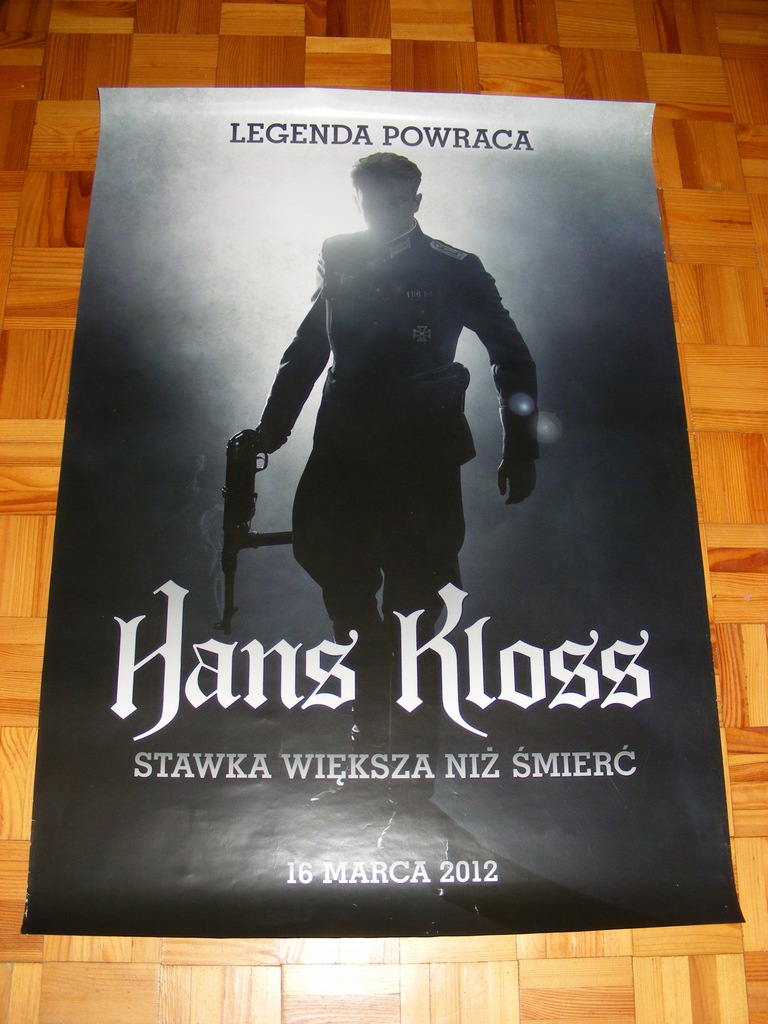 HANS KLOSS STAWKA WIĘKSZA NIŻ ŚMIERĆ PLAKAT FILM.