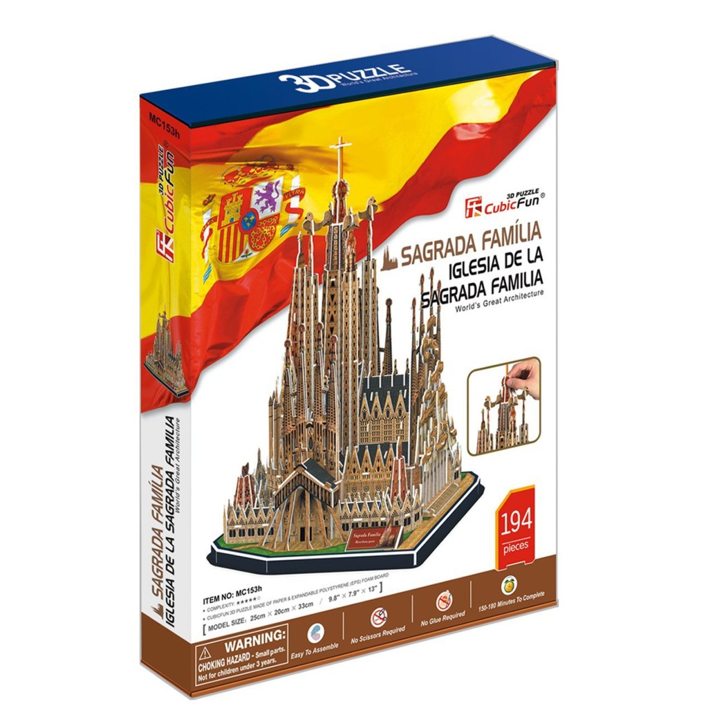 puzzle 3d sagrada familia