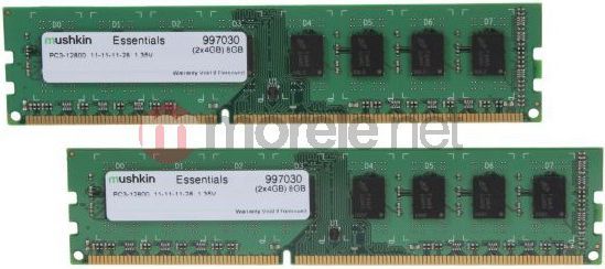 Pamięć Mushkin DIMM 8 GB DDR3-1600 Kit (997030, Es