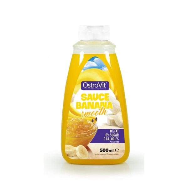Sos bananowy ZERO KALORII 500ml TERMIN 22.12 PROMO