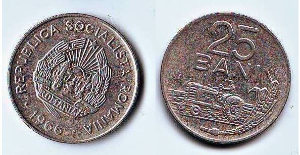 Rumunia 25 bani 1966