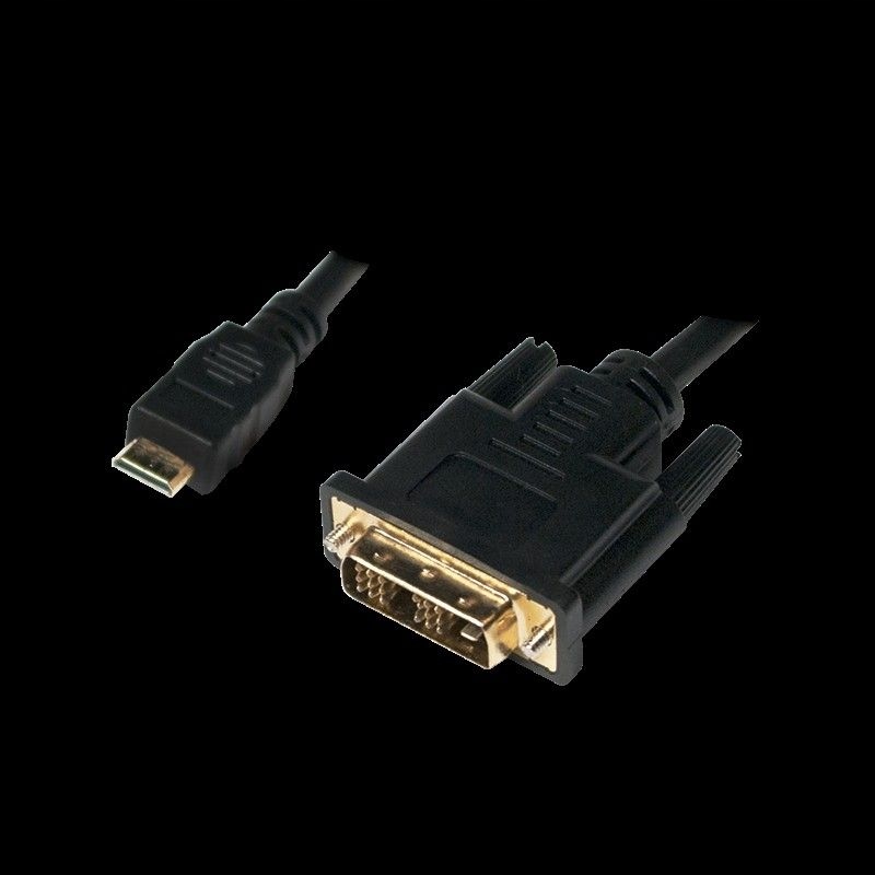 LOGILINK - Kabel mini HDMI do DVI-D M/M,1,5m