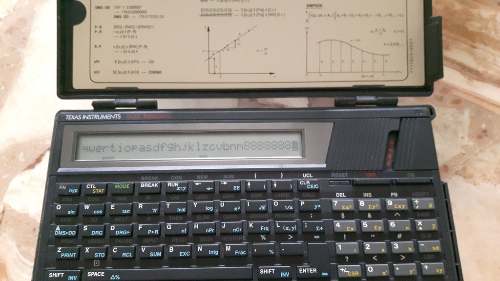 KALKULATOR TEXAS INSTRUMENTS TI-74 BASICALC