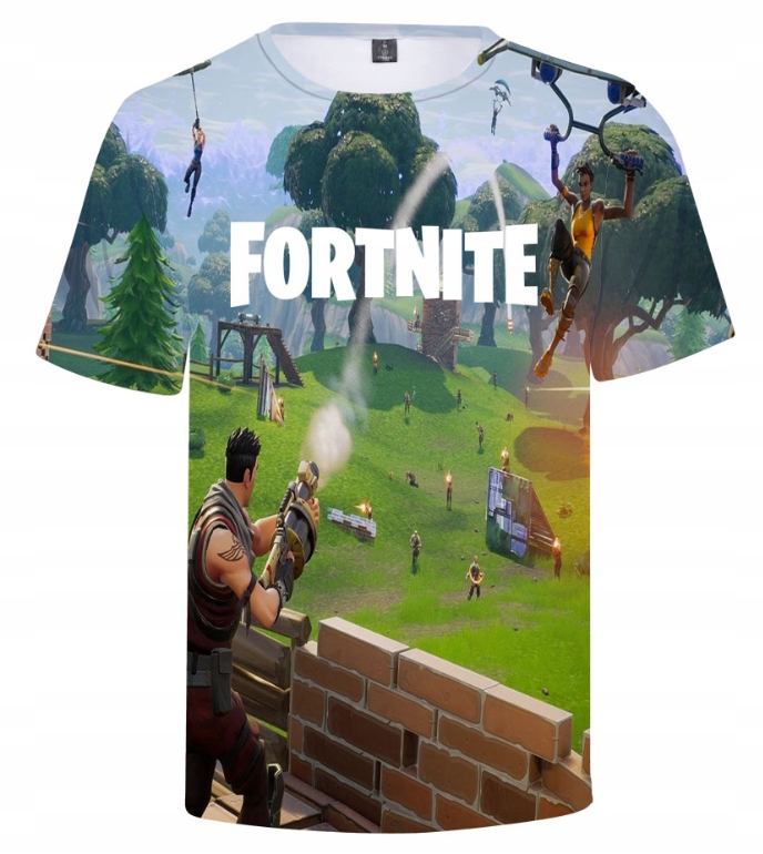 Koszulka 3D T-shirt Fortnite oddychająca XXL