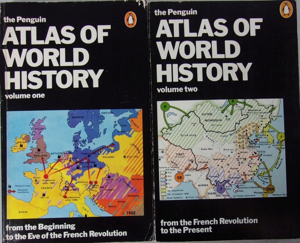 The Penguin atlas of world history vol. 1 and 2