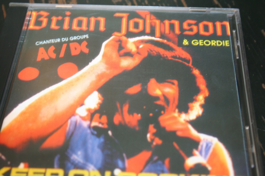 BRIAN JOHNSON GEORDIE Keep on rocking ex AC/DC