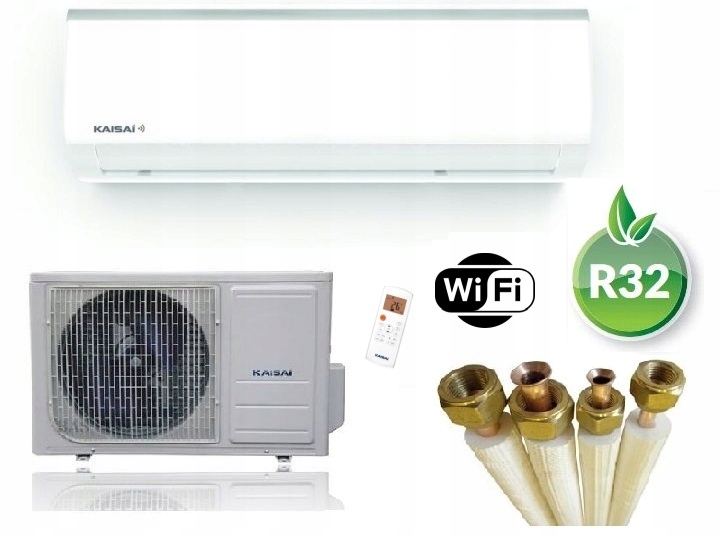 POMPA CIEPŁA KAISAI 45m2 WIFI SAMODZIELNY MONTAŻ*