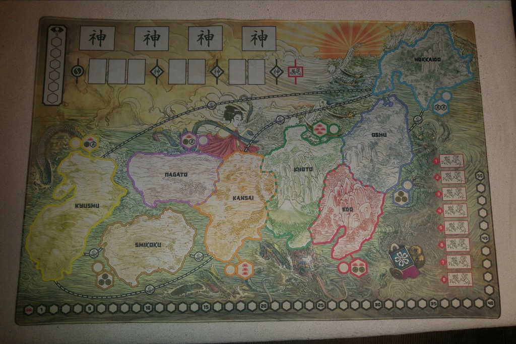 Rising sun playmata do gry playmat. Gra planszowa 7711402471