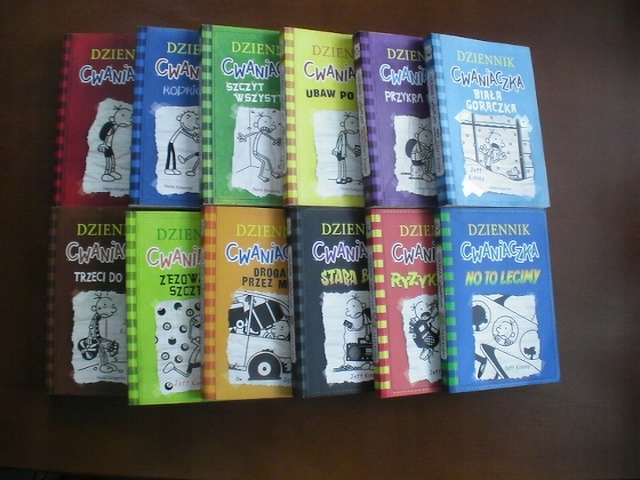 Cała seria Dziennik Cwaniaczka Jeff Kinney 12 cz.