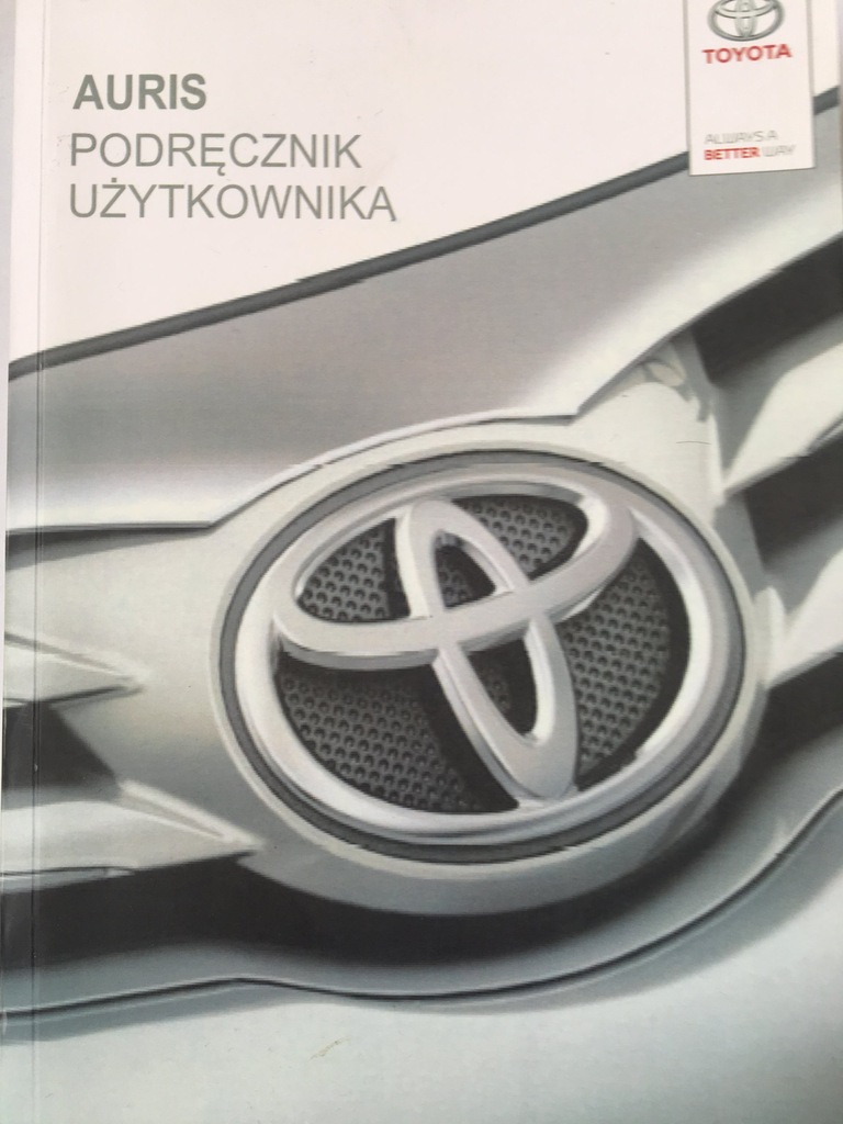 TOYOTA AURIS polska instrukcja obsługi 20152018