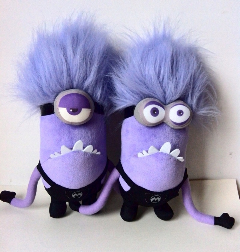 Maskotka Złe Minionki fioletowe 30cm