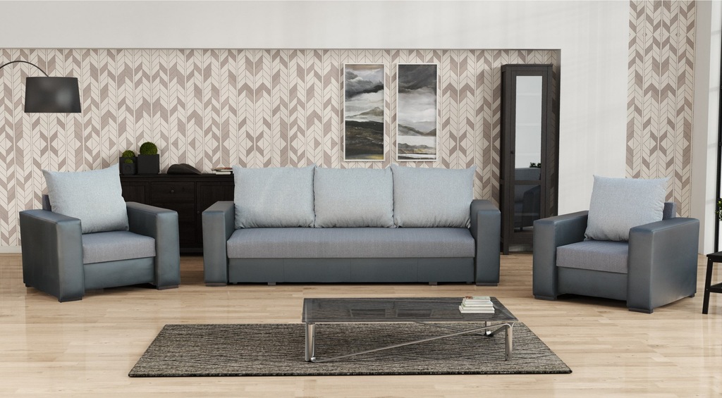 VEGA wypoczynek kanapa rozkładana sofa fotele