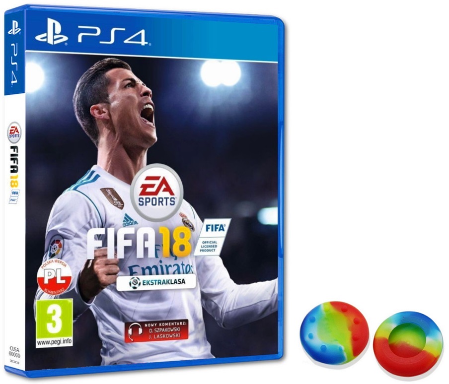 FIFA 18 WAWA NOWA BOX PŁYTA PS4 PL + GRATIS!