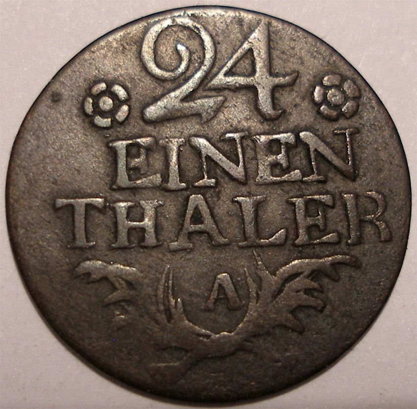 PRUSY 24 einen thaler 1783 A