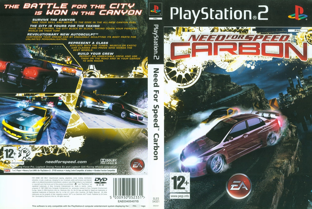 NEED FOR SPEED: CARBON PS2