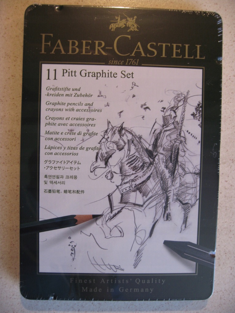 FABER-CASTELL - ZESTAW OŁÓWKÓW I GRAFITÓW - 11 SZT