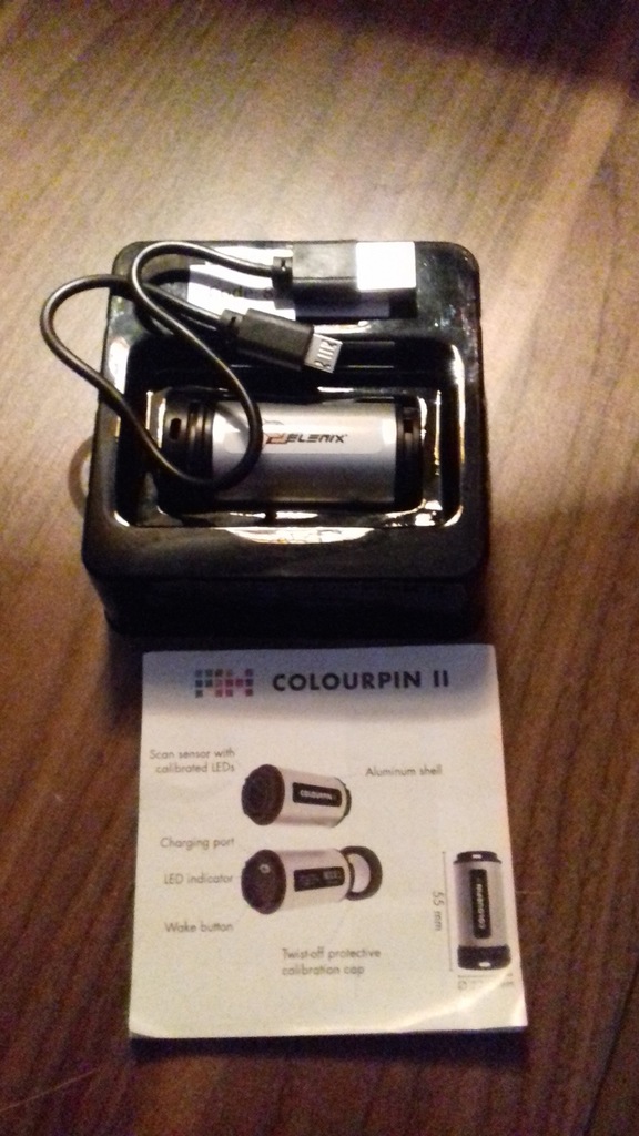 Colourpin II wykrywacz barw wzornik RAL NCS