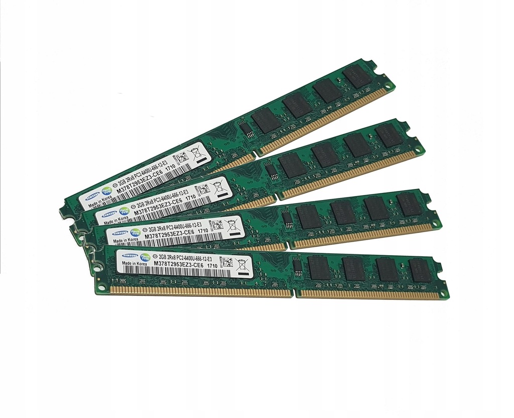 SAMSUNG 8GB (4x2GB) DDR2 800MHz PC2-6400 CL6 FV23%