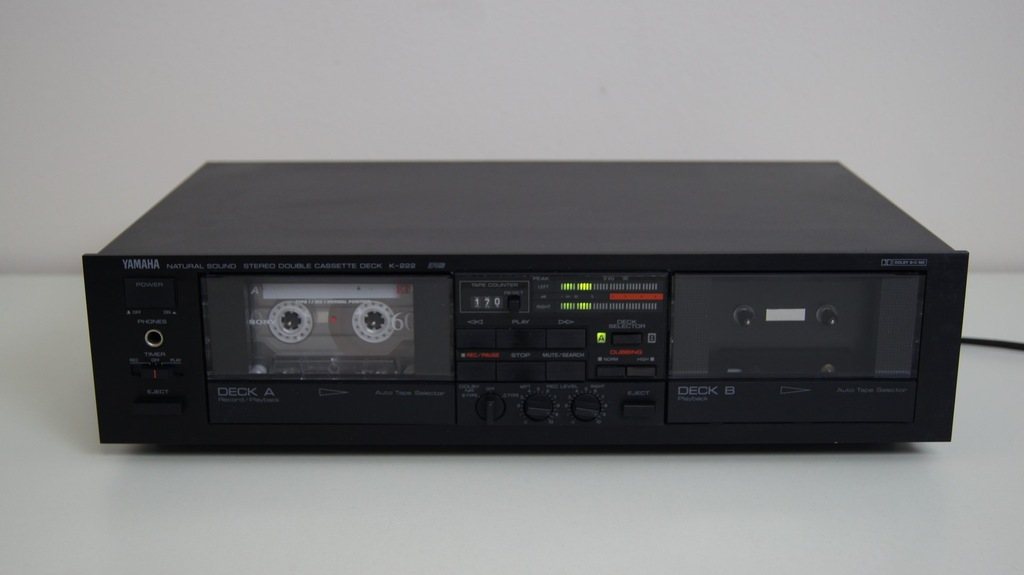 Magnetofon 2 kasetowy Deck Yamaha K-222