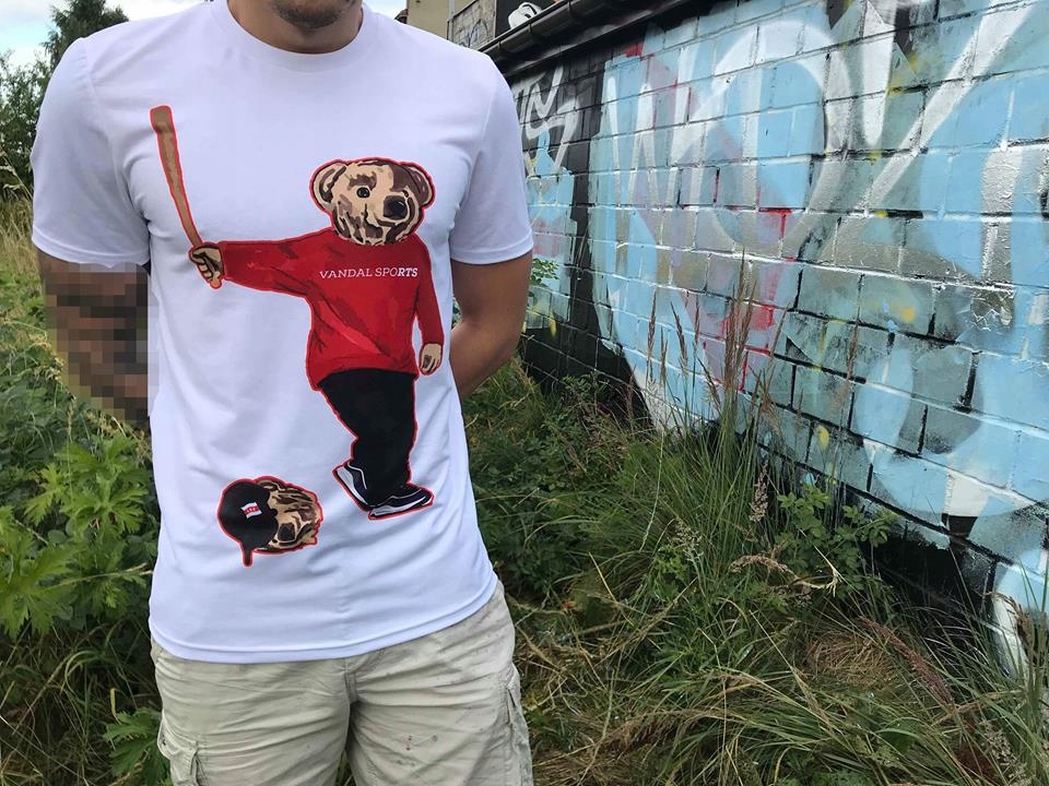 koszulka WIDZEW VANDALS r. s od Wiara spod Zegara