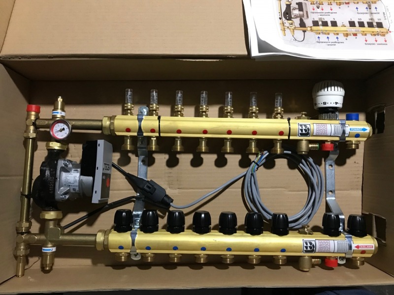 TECE 1CO+7OP , ROZDZIELACZ DWUPARAMETROWY 2W1
