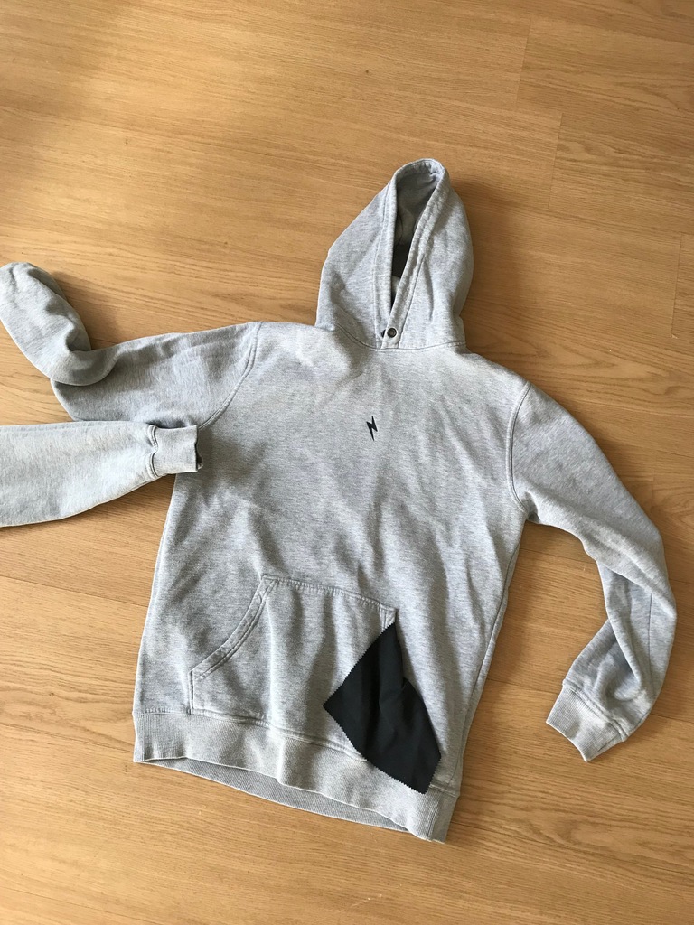 Bluza Cleant Hoodie Crewneck 9/10 #noise roz. XL