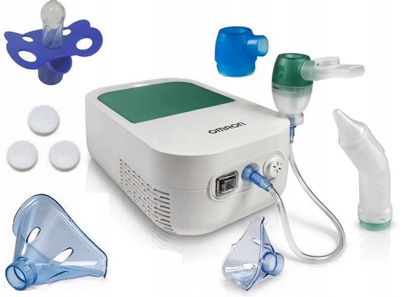 INHALATOR OMRON DuoBaby 2w1+MASKA+SMOCZEK+FILTRY