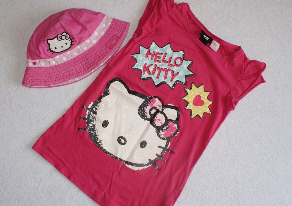 BLUZKA koszulka TUNIKA H&M 110 116 Hello Kitty