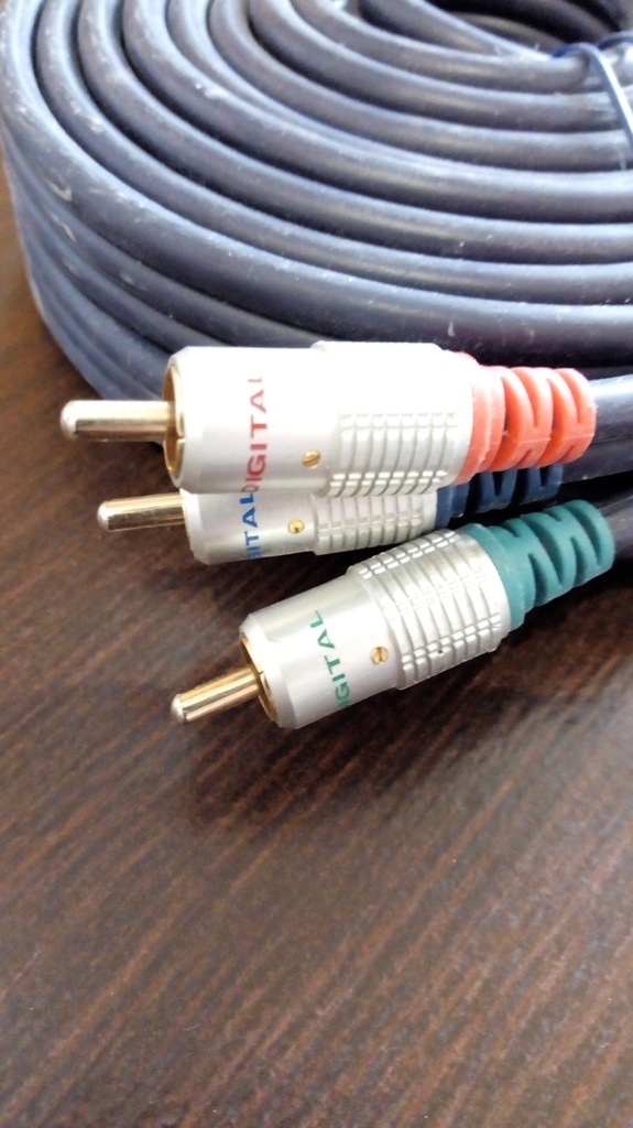 Kabel 3RCA-3RCA Component RGB 3m