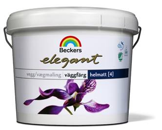 Farba Beckers Elegant RAL 9010 Helmat 9L pełny mat
