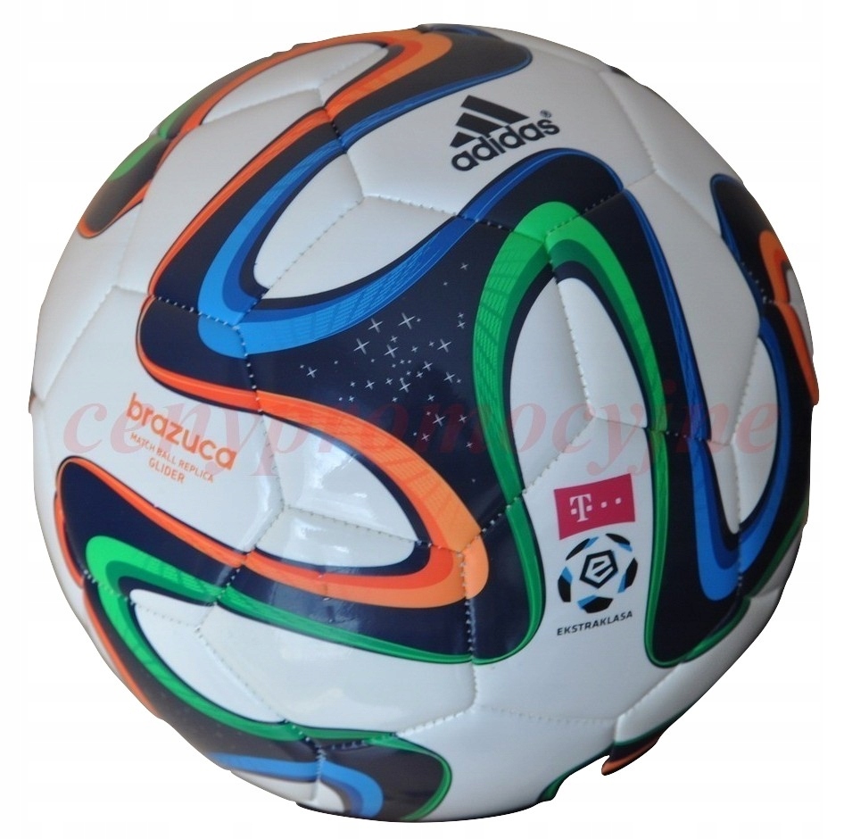 PIŁKA NOŻNA ADIDAS BRAZUCA GLIDER R.5 EKSTRAKLASA - 7516966551 - oficjalne  archiwum Allegro