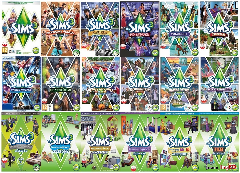 Dodatki I Akcesoria The Sims 3 THE SIMS 3 + WSZYSTKIE DODATKI | 5 MINUT! - 7394692775 - oficjalne