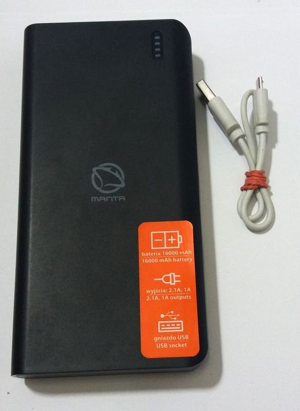 POWERBANK 16000MAH MANTA MPB007B