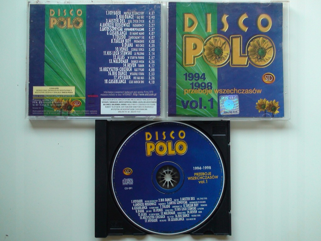 DISCO POLO - Przeboje Wszechczasów Vol.1 STD 1998r