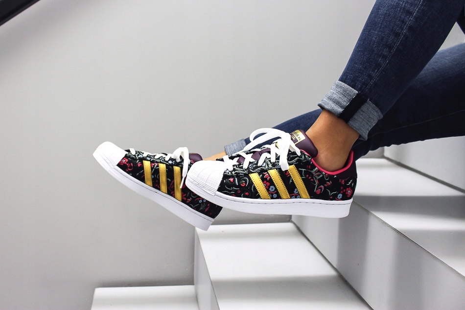 F1468 ADIDAS SUPERSTAR W KWIATY 38 7722546562 oficjalne