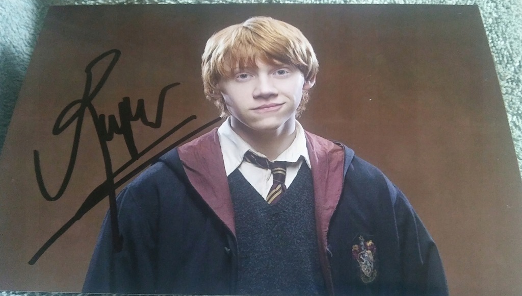 RUPERT GRINT Harry Potter-zdjęcie z autografem