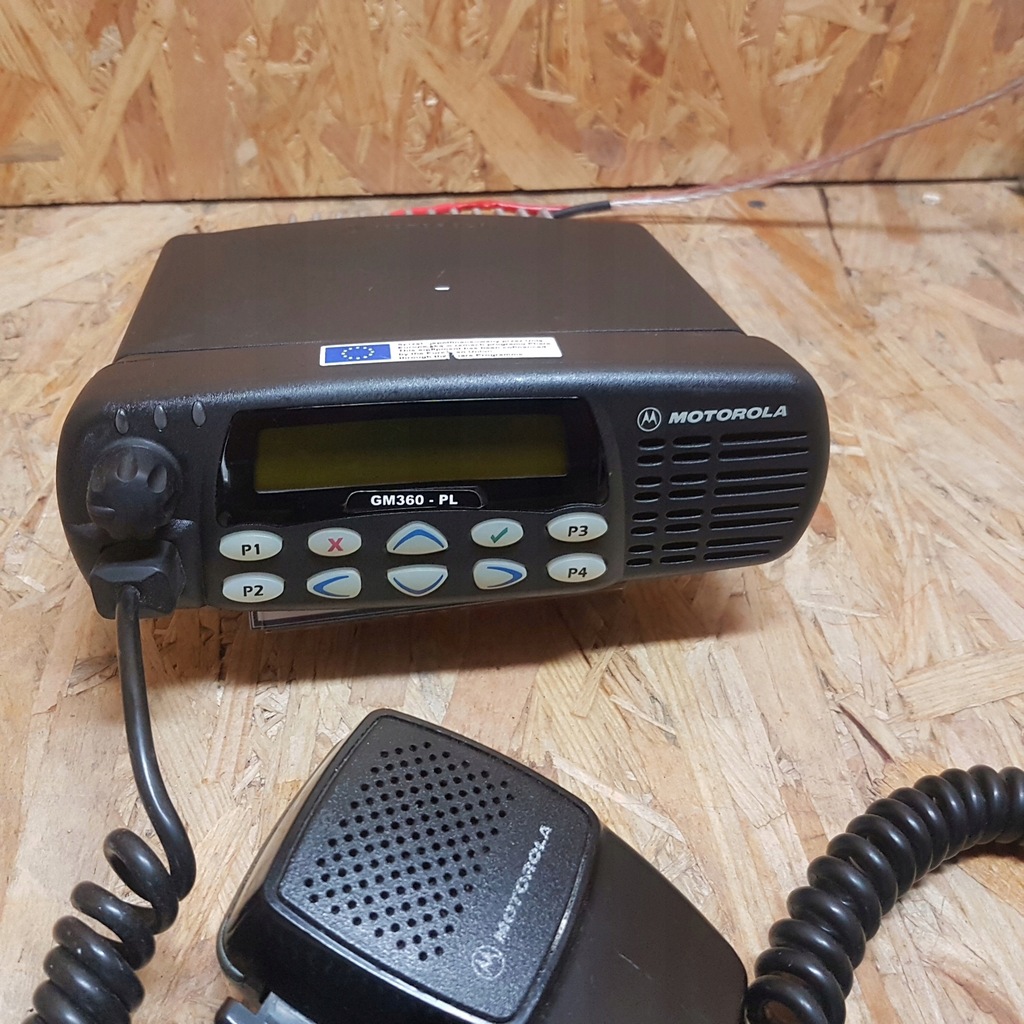 MOTOROLA GM 360 VHF 136 174 Mhz +MIKROFON MOTOROLA - 7443835575 ...