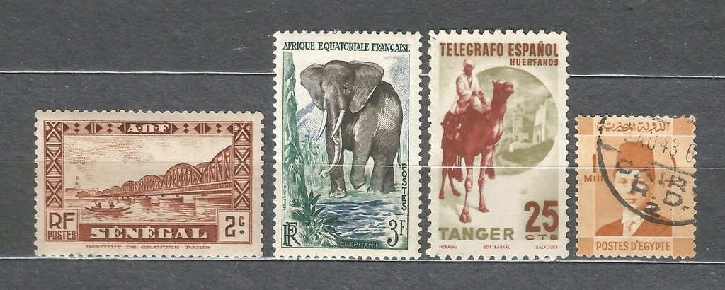 Mini zestaw znaczków z Afryki