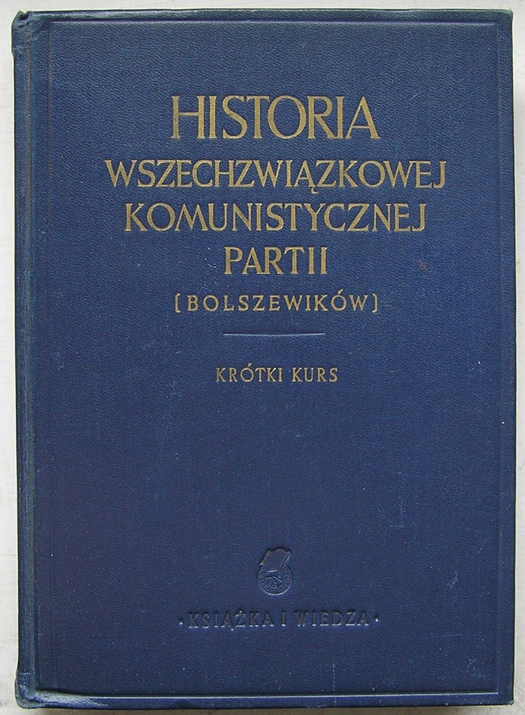 HISTORIA WKP(b) KRÓTKI KURS 1949
