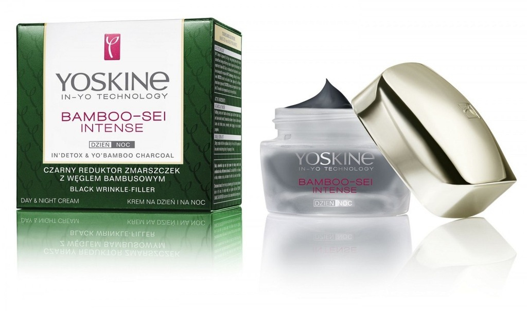 Yoskine Bamboo-Sei-Intense Czarny Krem-reduktor zm