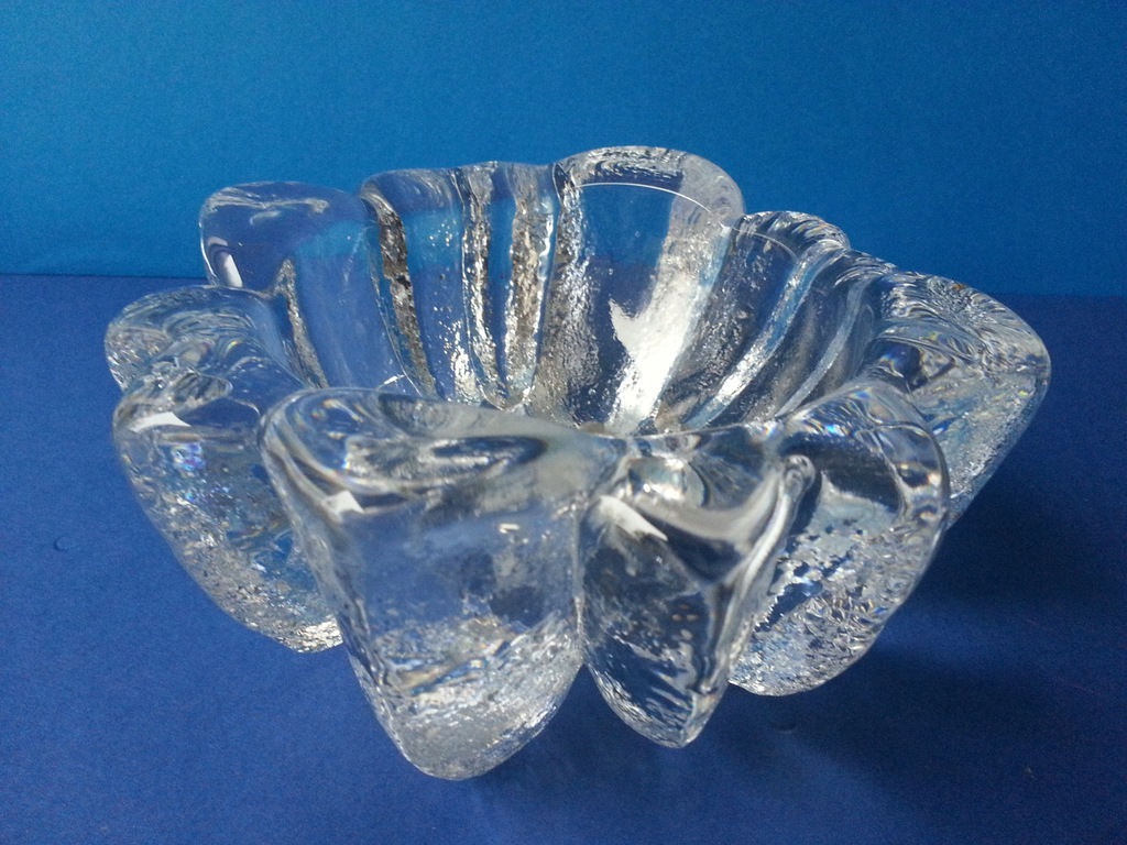Misa Art glass Skruf Lars Hellsten lata 60/70 Art