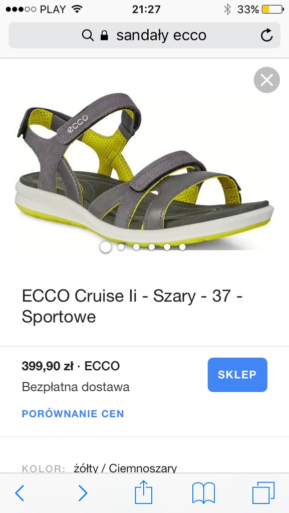 SANDAŁY ECCO-Cruise Li
