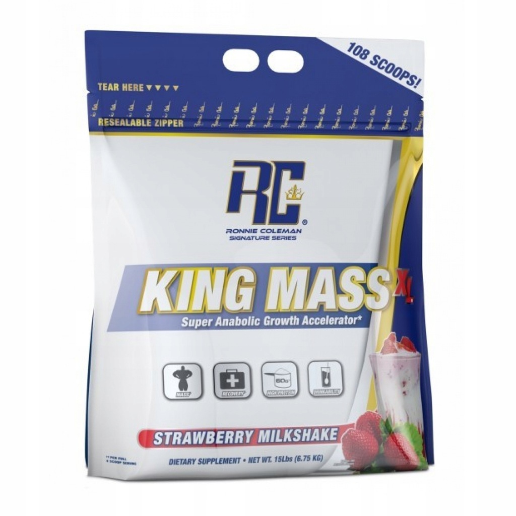 RONNIE COLEMAN KING MASS XL 6750g GAINER NA MASĘ