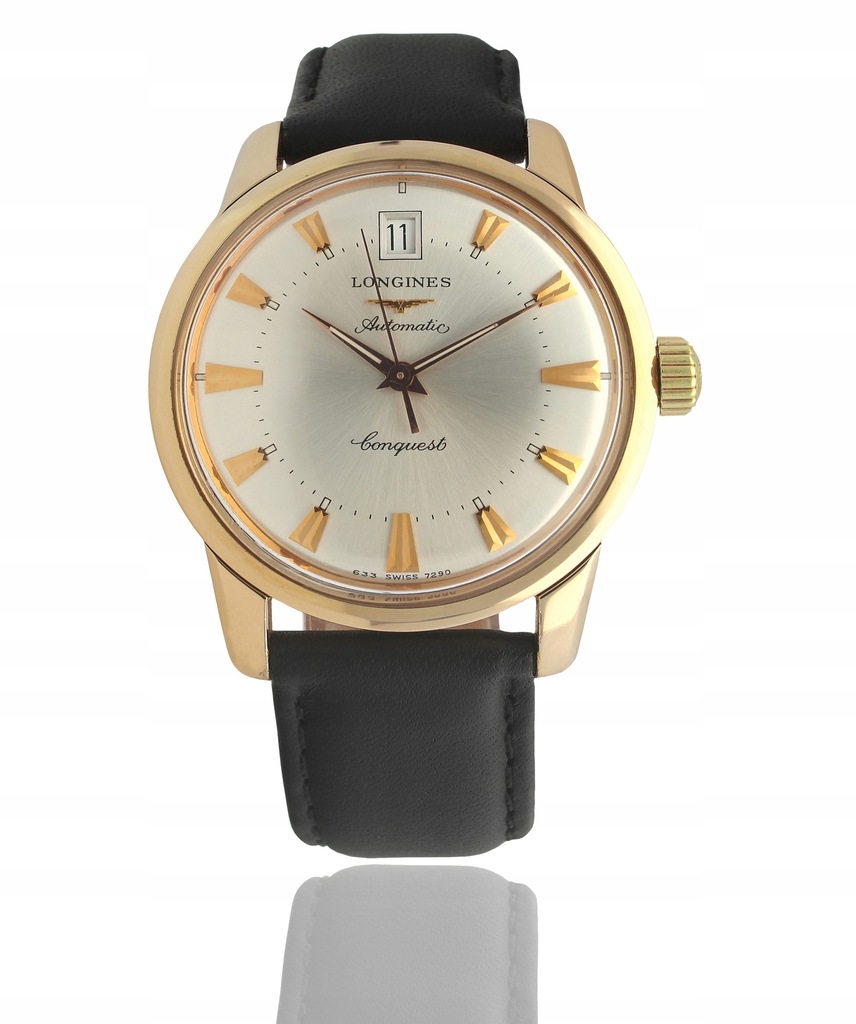 LONGINES CONQUEST HERITAGE AUTOMATIC GOLD 18 KT