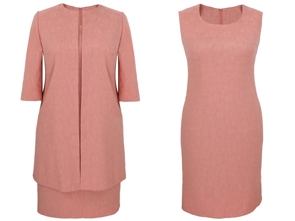 BABABABIE sukienka + płaszczyk 48 SALE-50%
