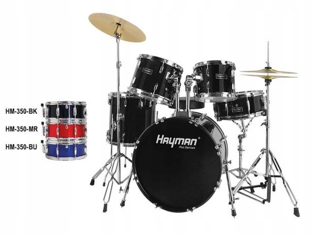 Hayman HM-350-MU perkusja akust. - zestaw fusion