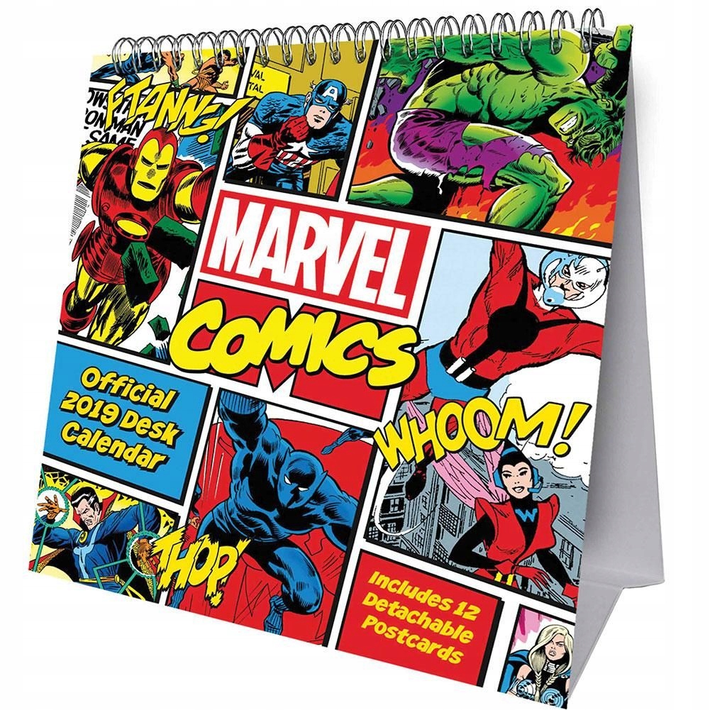 Marvel Comics - kalendarz biurkowy 2019!